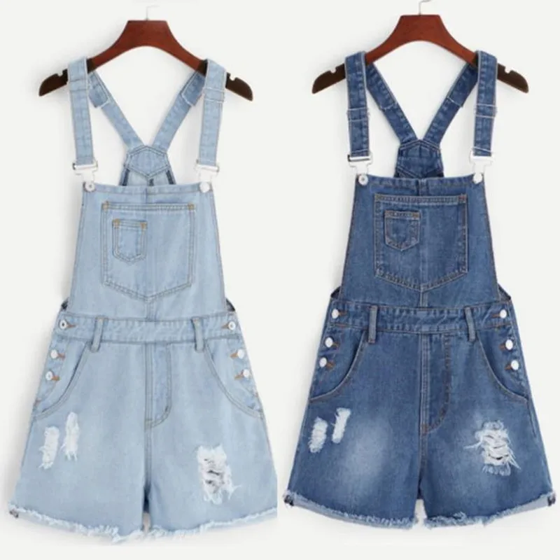 

Summer strap Jeans Shorts one piece jeans short women clothes women wear