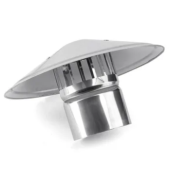 

4/6/8 Inch Stove Pipe Chimney Cap Fireplaces Rain Hat Smokeware Zinc Alloy Mushroom-shaped KQS8