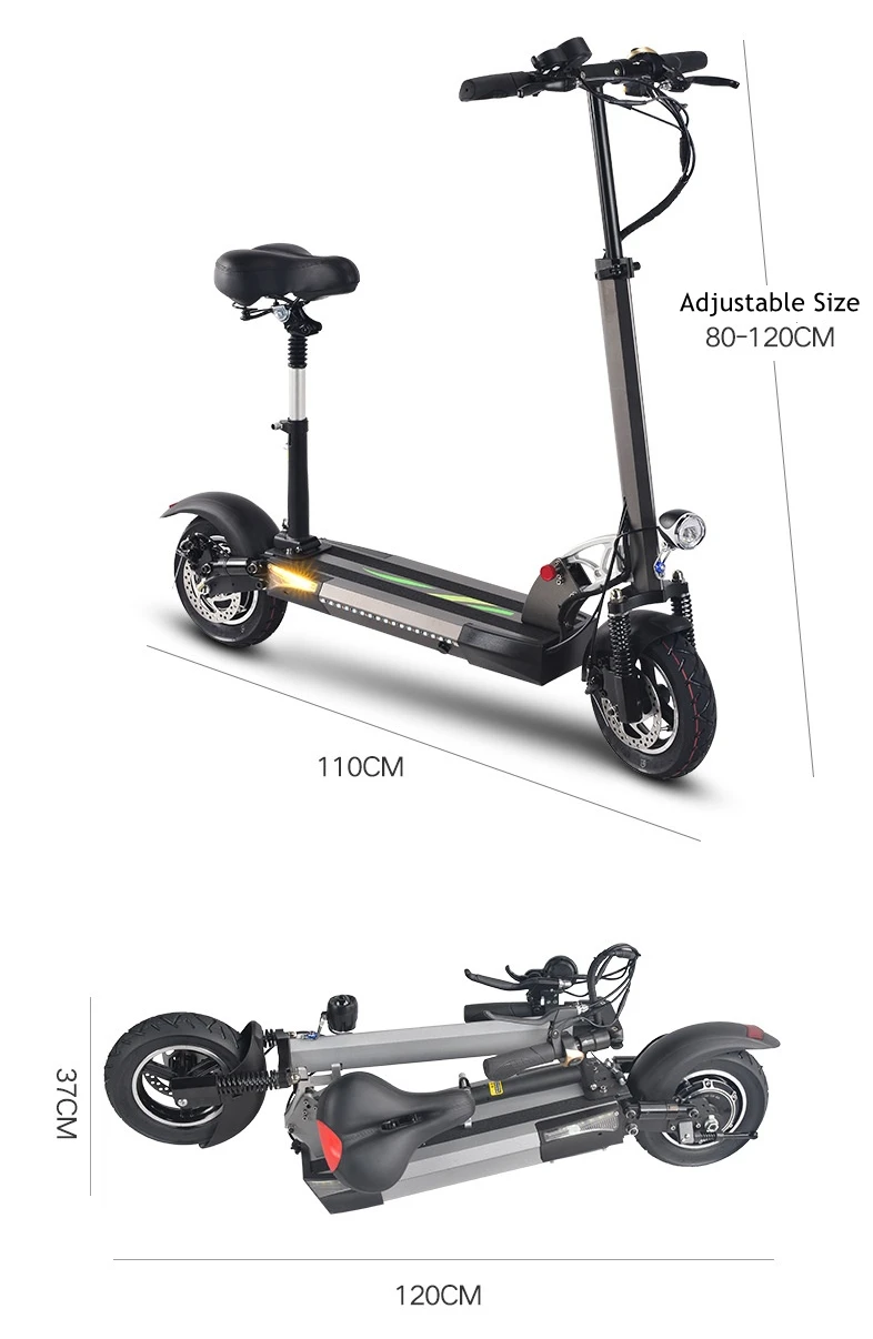 Заводская низкая цена, мощный Электрический скутер для взрослых, складной велосипед, 10 дюймов, 2 колеса, мини портативный складной электрический велосипед, самокат