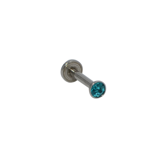16g 1.5-3mm AAA Zircon Labret Lip Bar Stud Piercing 16 Gauge Stainless Steel Cartilage Ear Tragus Stud Piercing Earring