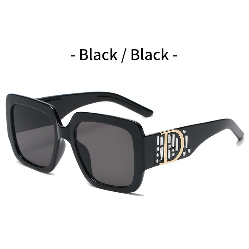 black sunglasses women Oversized Sunglasses  Gradient Sun Glasses For Men Cool One Piece Brand Designer  Women Men Brand Black Square Shades UV400 women's sunglasses Sunglasses