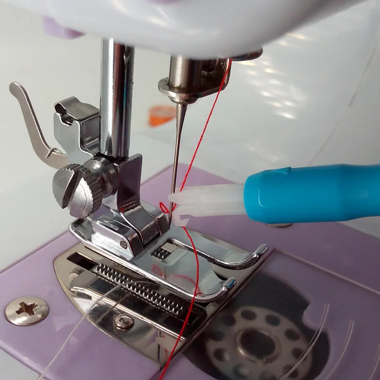 

Needle Threader Sewing Tools Accessory White Automatic Machine Sewing Needle Device Needle Changer Lead Wire Threader Tool 1PCS