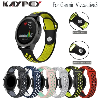 

Replacement Watch Strap Wrist Band For Garmin Vivoactive3 Vivoactive 3 Sports Bracelet Colorful Silicone Breathable Wristband