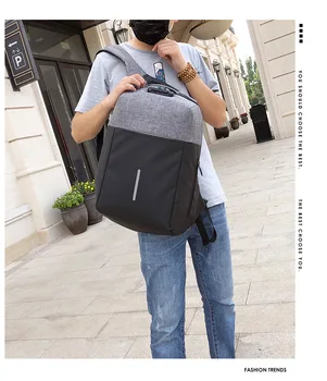 

Multi function anti-theft backpack with lock business travel computer bag large capacity USB backpack 16 inch student bag