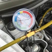 R134A Air Conditioning Recharge Measuring Hose Gauge Valve Refrigerant Pipe Auto Car Air-conditioning Accessories 3pcs set car frozen tracer oil high concentration r134a r410 r12 car fluorescent auto air conditioning refrigerant 2 5ml each
