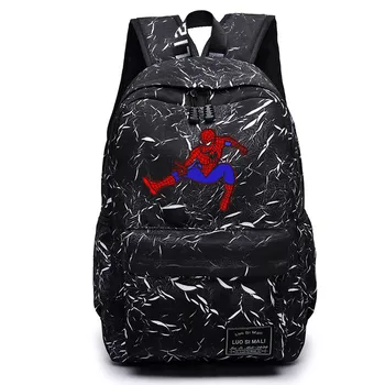 

New Arrival The Avengers Spiderman Backpack Men and Women Trend Travel Marvel Shoulder Bags Boy and Girls Students Schoolbag