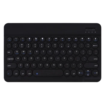 

10 Inch Dot Design Wireless Bluetooth Keyboard Colorful Backlit Bluetooth Keyboard Round Keys