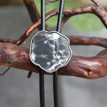 Дизайн bolotie сплав кулон китайские чернила Боло галстук для мужчин личность шеи галстук модный аксессуар