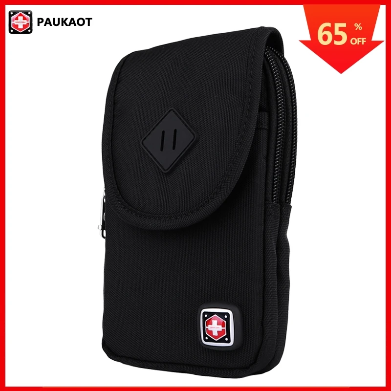 PAUKAOTMenWaistpacksCellPhoneFannyPackWaterproofBumHipBelt