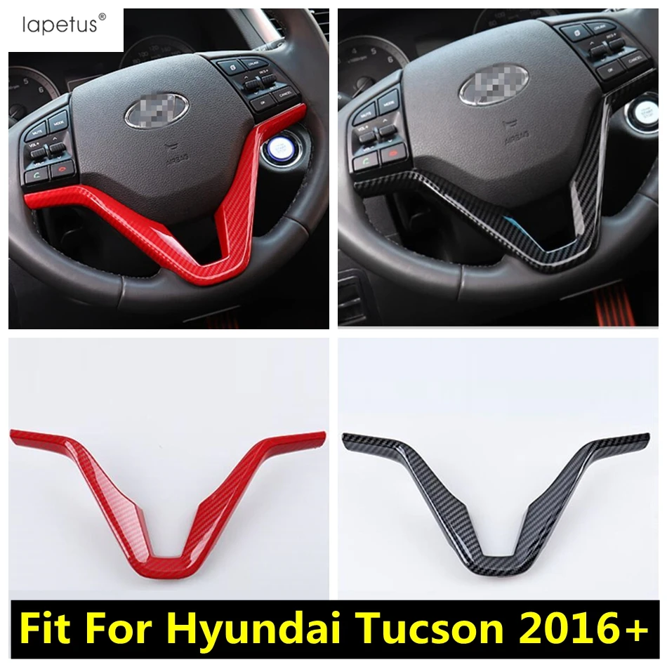 Аксессуары Lapetus подходят для Hyundai Tucson 2016 2020 ABS рулевое колесо форма V декоративный