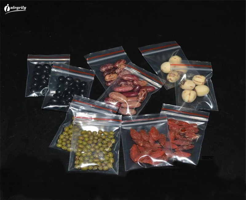 

Wholsales10000 Pcs/lot 15*20 cm Jewelry/Cookie/Gifs Ziplock Reclosable Poly Clear Plastic packgang Bags zipper pouches