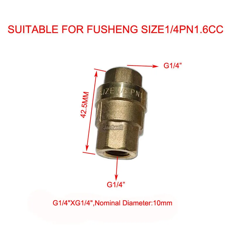 SIZE1/4PN1. 6CC обратный клапан suitalbe для компрессора Fusheng