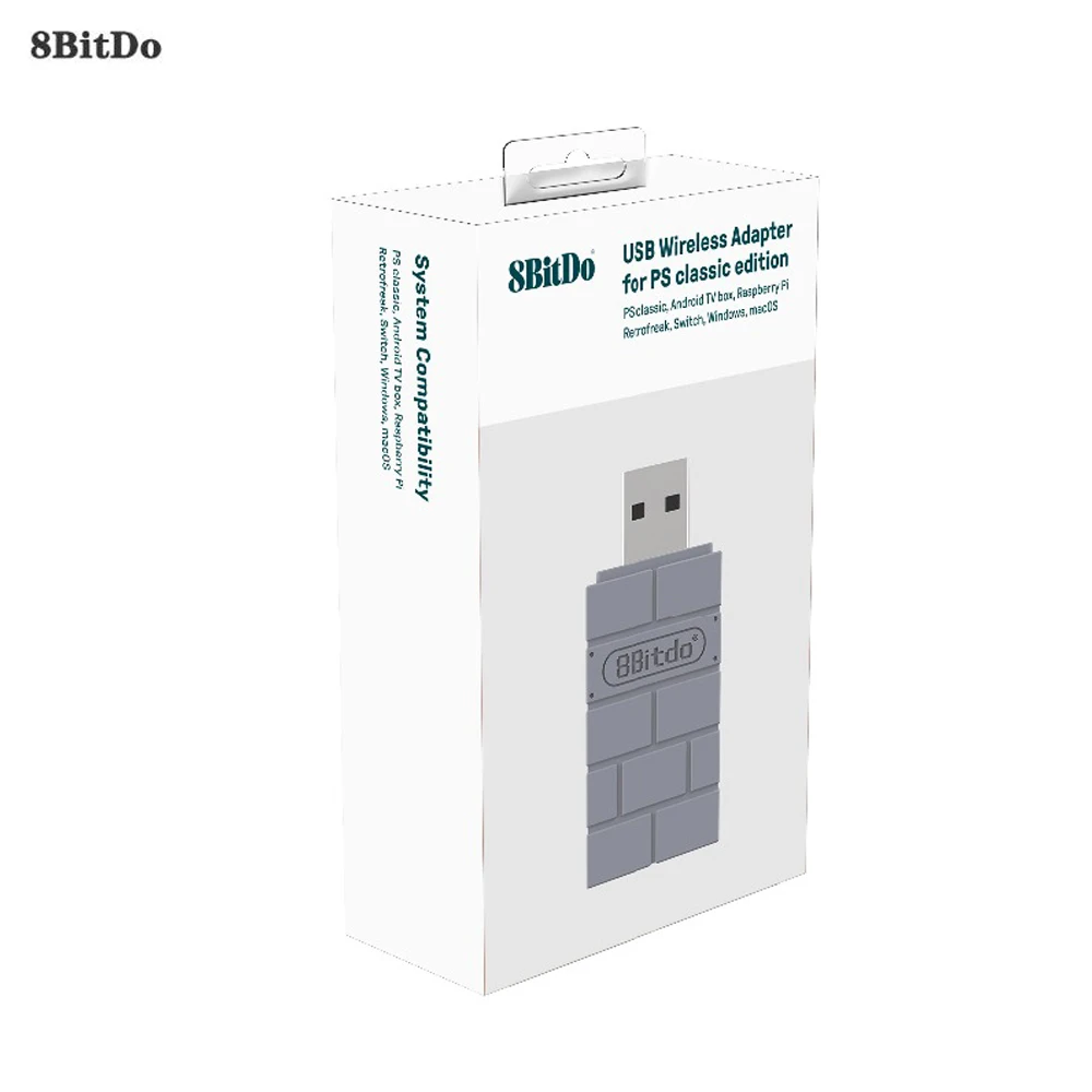 8BitDo USB беспроводной адаптер с Bluetooth для Windows Mac Raspberry Pi переключатель поддержка PS4 X box один контроллер 306