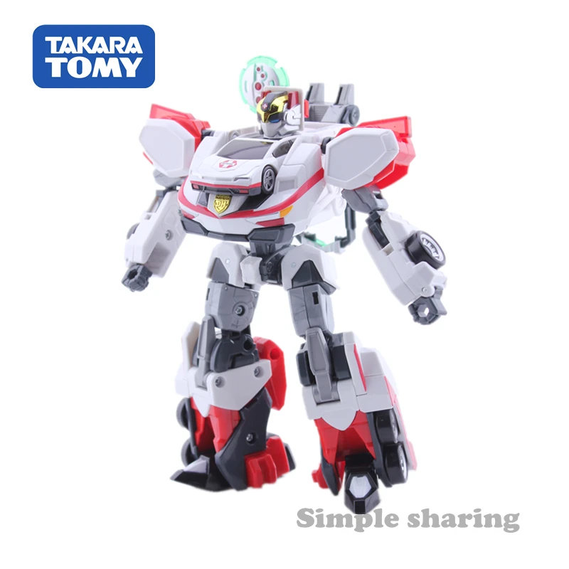 Takara Tomy Tomica Hyper Rescue Drive Head 03 MKII белый кристалл надеюсь робот игрушка горячие детские игрушки для детей забавные поп дети