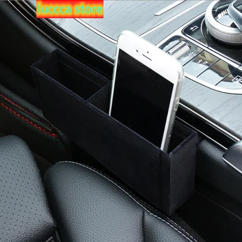 

Car Styling Inner Gear Shift Side Storage Box Holder trim cover For Mercedes Benz C Class W205 2015- auto accessories