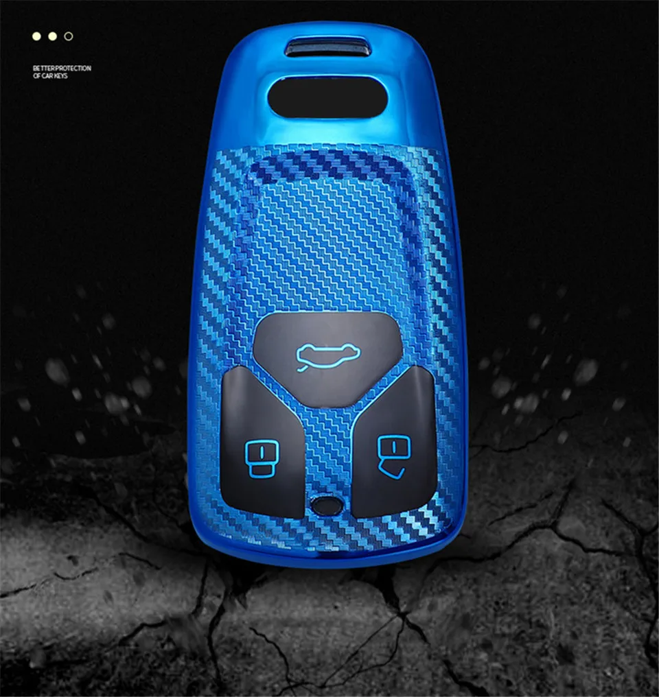 Cover chiave telecomando per AUDI A4 A4L A5 Q5 Q7 TT 2016 2017 - H1d1ebd37aa9e41e688aaae7e9d8f77992