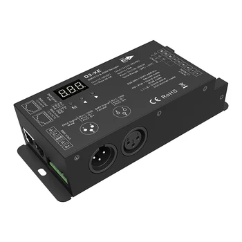 

LED Strip Controller 3CH DMX512 Decoder RGB Controller for Decorated Lighting Home Lights Dimmer DC12V 24V 36V support XLR3 RJ45