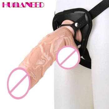 26*7cm Realistic Wearable Dildo Soft Huge Penis With Suction Cup Horse Dick Giant Anal Toy Plus Thick Dildos for Women Lesbian 1