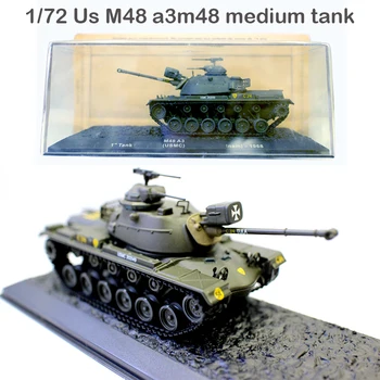 

rare fine 1/72 World War II Us M48 a3m48 medium tank model Alloy collection model