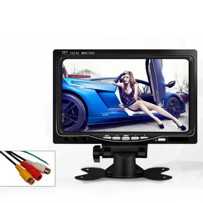 " TFT lcd цветной HD зеркальный монитор для задний вид автомобиля резервная камера DVD общий Грузовик Автобус Реверсивный дисплей