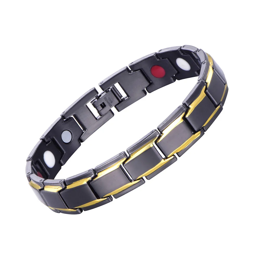 H1d1f63dac4434b268392f891443a4656e - Men's Health Bracelets & Bangles Magnetic