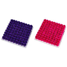 162 шт Розовое Мыло с цветочным принтом для тела, ароматическое мыло с эфирным маслом розы, цветочное мыло для гостей, подарок на свадьбу, День святого Валентина