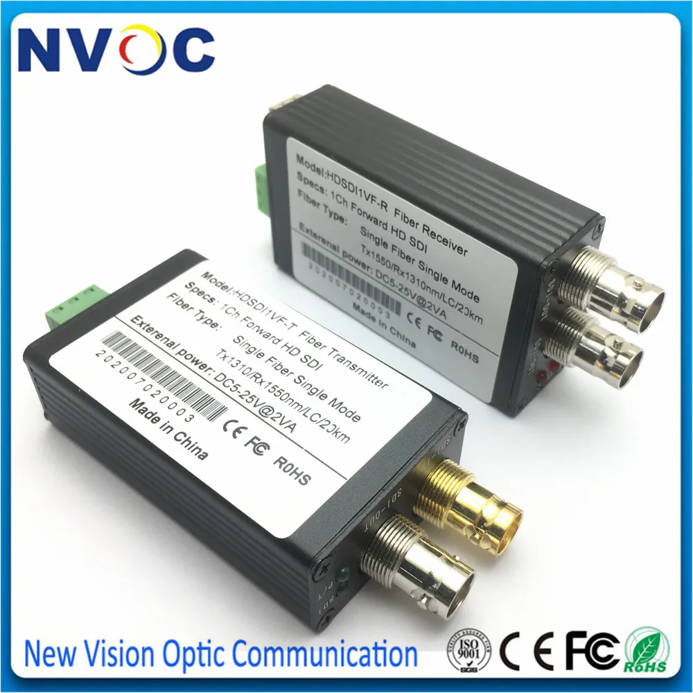 1Ch Mini type конвертер в оптоволоконный с подсчетом и циклом разъем SMF LC 20 км 1920*1080P при