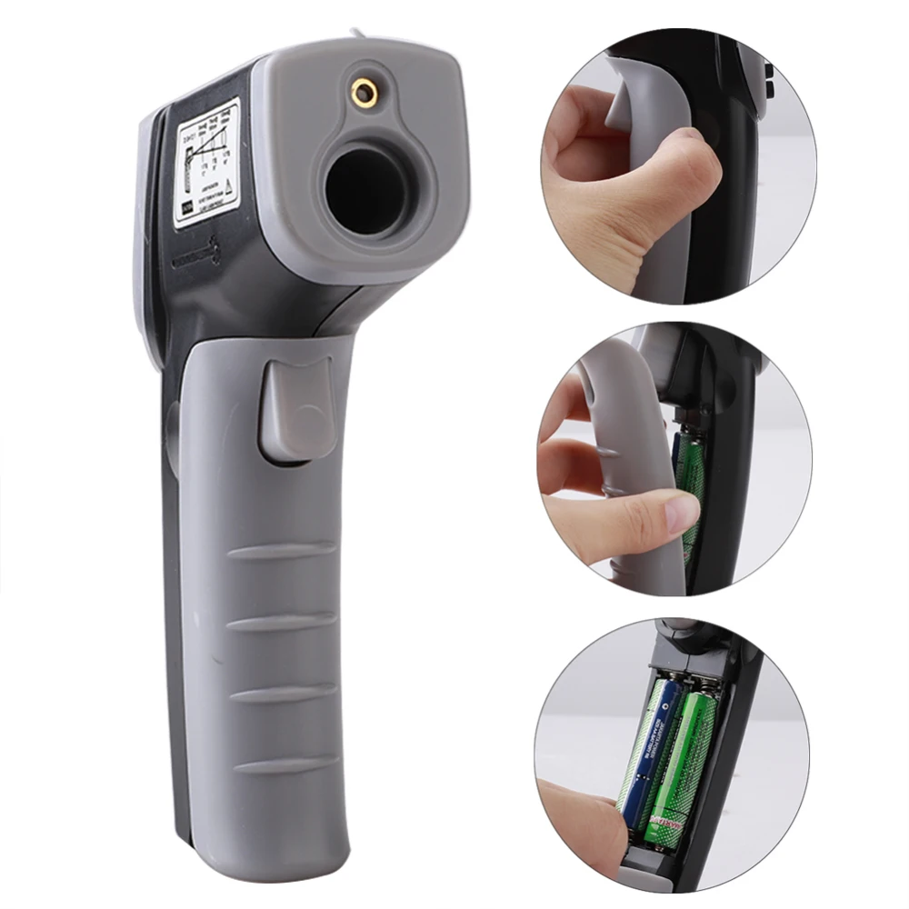 

3-Button Industrial Thermometer Gm320 (-50 ~ 380) Lcd Digital Infrared Thermometer Handheld Non-Contact Temperature Instrument
