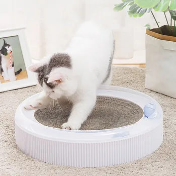 

Interactive Ball Cat Toy for Cat Toy Catching Game Training Scratching Pad Paper Durable Kitten gadget retro garden wood cat