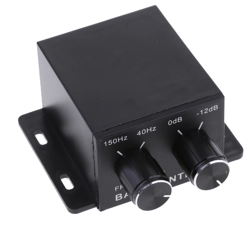 

Car Home Audio Amplifier Subwoofer Bass RCA Level Remote Volume Control