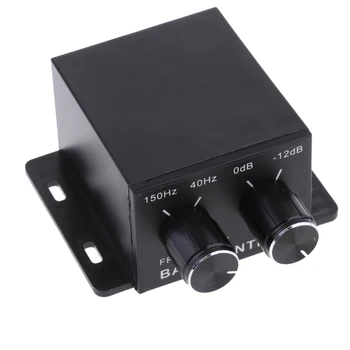 

Car Home Audio Amplifier Subwoofer Bass RCA Level Remote Volume Control