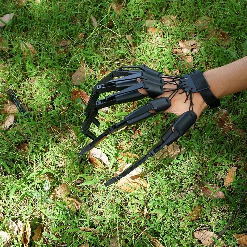 Halloween Creative Jointed Finger Gloves Flexible Joint Halloween Party Costume Accessories Gift Hand Model