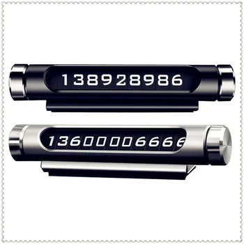 

Car Temporary Parking Card Rotatable Telephone Number Plate for Volvo S40 S60 S80 XC60 XC90 V40 V60 Any Cars XC40 360c V90 V40
