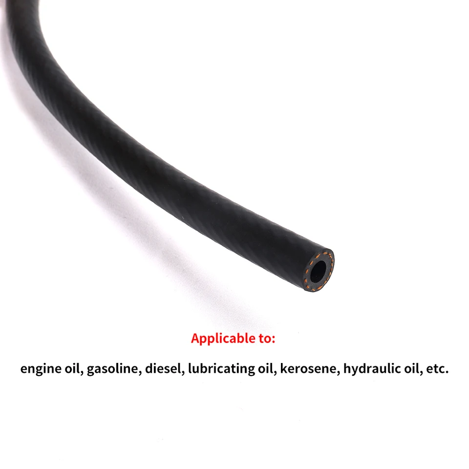 ID Tubo Carburante In Gomma Nrilica Nera 3mm ~ 19mm Benzina