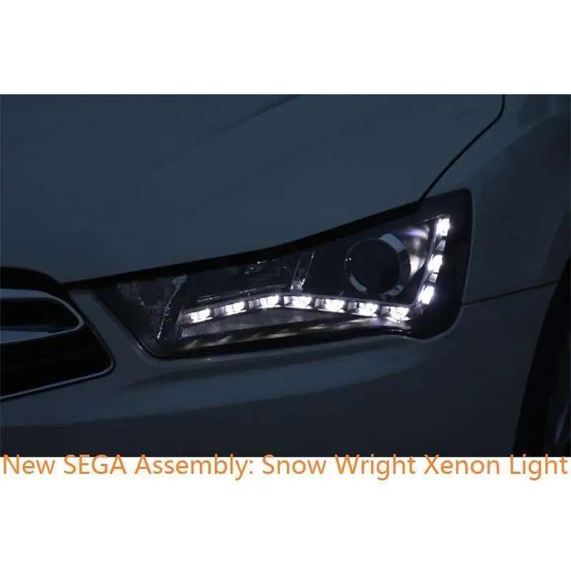 Number 2 Ходовые Drl автозапчасти Cob лампы в сборе Светодиодные Автомобильные фары 12 13 14 15 16 17 18 для Citroen C-Quatre - Цвет: Number 2