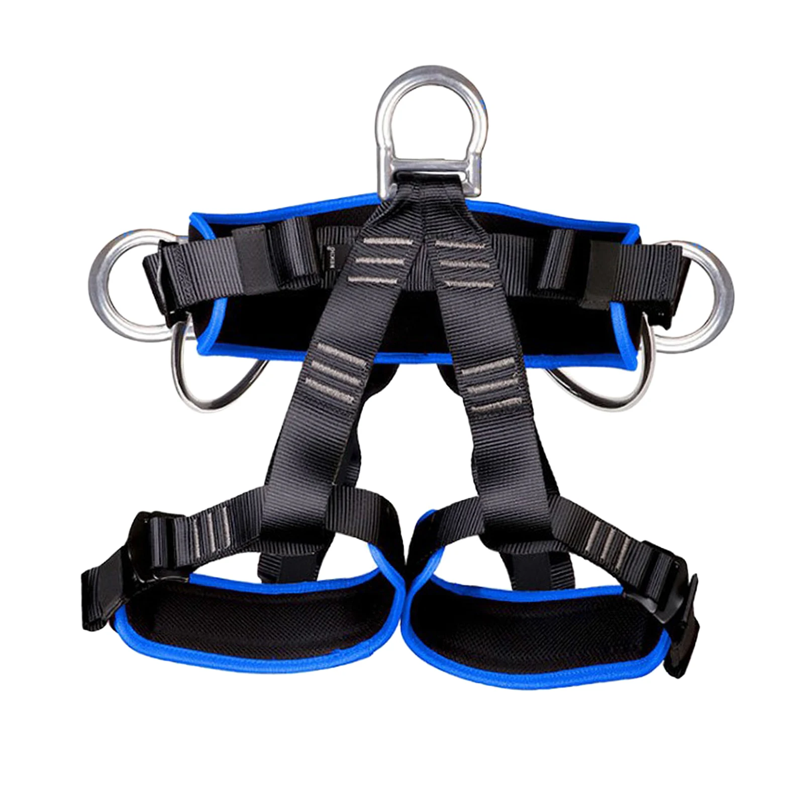 Outdoor Rock Safety Climbing Rappelling Harness Seat Belt Fall Protection Gear 