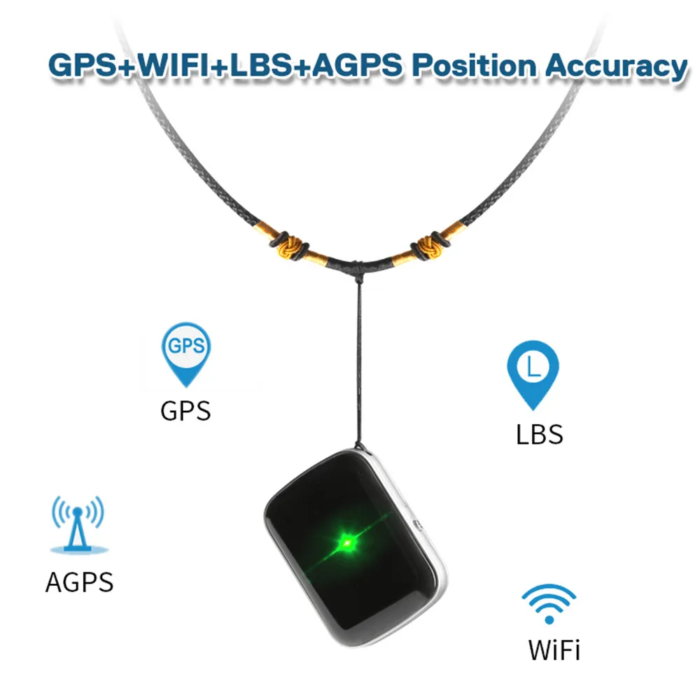 Водонепроницаемый мини-GPS-трекер A21 для домашних животных кошек и собак