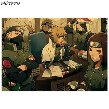 

Anime Naruto Character Kraft Paper Poster Wall Stickers Home Decoration Painting Room Picture Painting 50.5x35cm