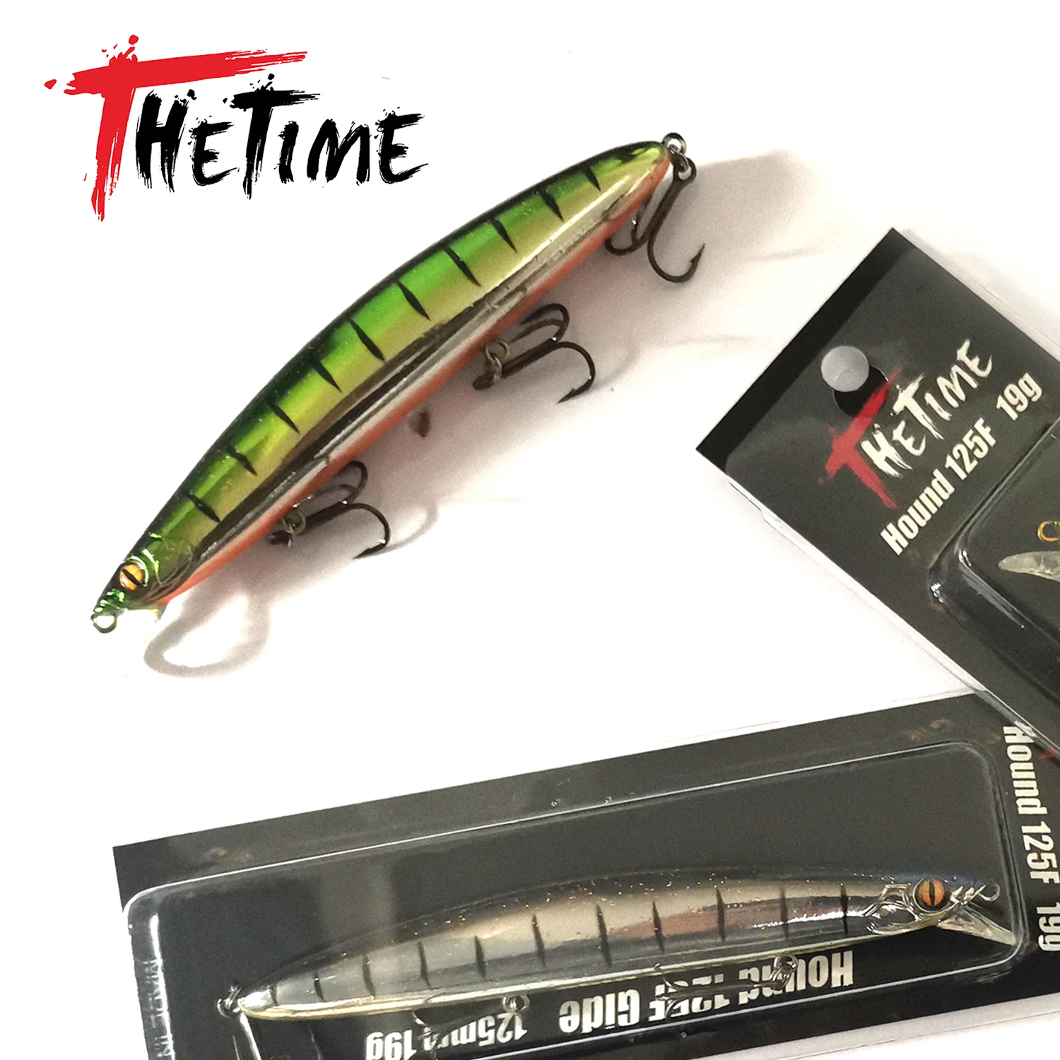 THETIME Hound Glider 125F 19g Long Casting Minnow przynęta sztuczna przynęta IMA pół pływająca przynęta na szczupaki