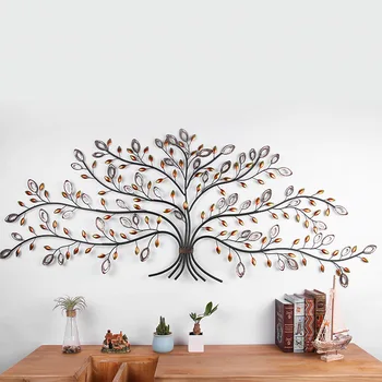 

Wrought Iron Tree Wall Hanging Wall Decoration Home Decoration TV Background Wall Decoration Three-dimensional Hanging