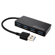 Ультра-тонкая высокая Скорость 5 Гбит/с 4-Порты и разъёмы USB 3,0 HUB адаптер для компьютера ноутбука ПК