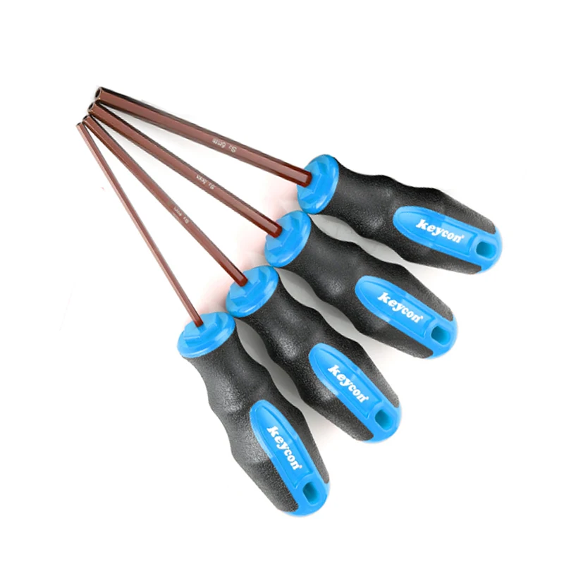 4pcs/set Hexagon with Hole Screwdriver Set H3 H6*100mm S2 Stell Hex Key