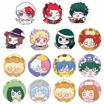 

My Hero Academia Badge Boku No Hero Academia Round Brooch All Might 5.8cm