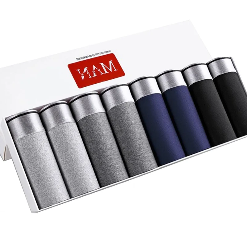 Nouveaux sous-vêtements pour hommes culottes boxeurs respirant Sexy homme Boxer solide caleçon confortable grande taille hommes sous-vêtements boxeurs