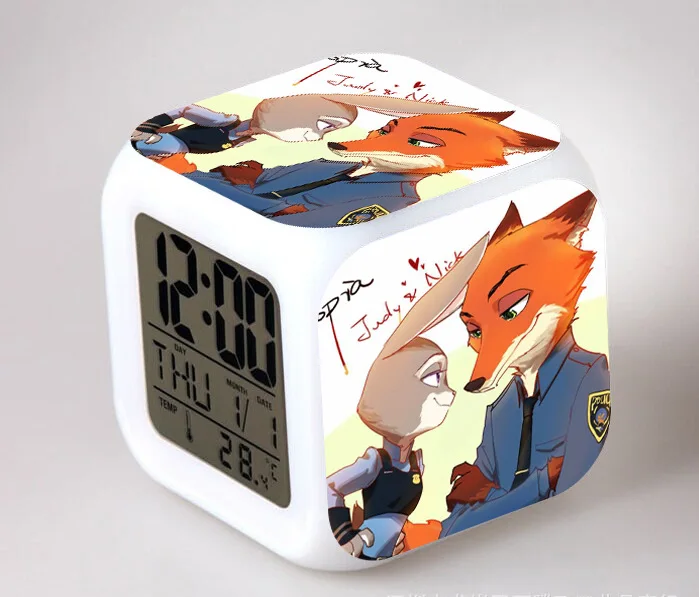 Безумный город животных кукла игрушка Zootopia многофункциональный цвет красочные меняющиеся игрушки Детская игрушка сигнализация