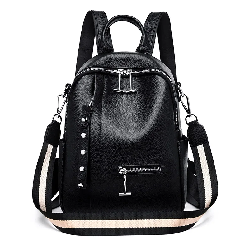 

Women backpacks casual leather Mini school bags New Fashion trend travel bags Soft surface feminine backpack women bag LW403
