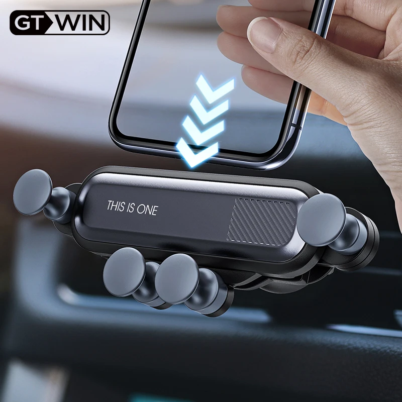 

GTWIN Gravity Car Holder For Phone in Car Air Vent Clip Mount No Magnetic Mobile Phone Holder GPS Stand For iPhone Xiaomi Huawei