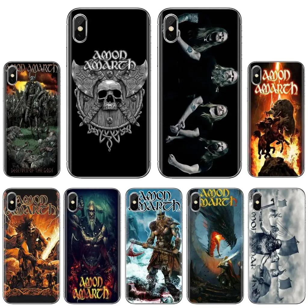 Силиконовый чехол Amon Amarth Fire Bird Rock Band для Samsung Galaxy J1 J2 J3 J4 J5 J6 J7 J8 Plus 2018 Prime 2015 2016 2017 |