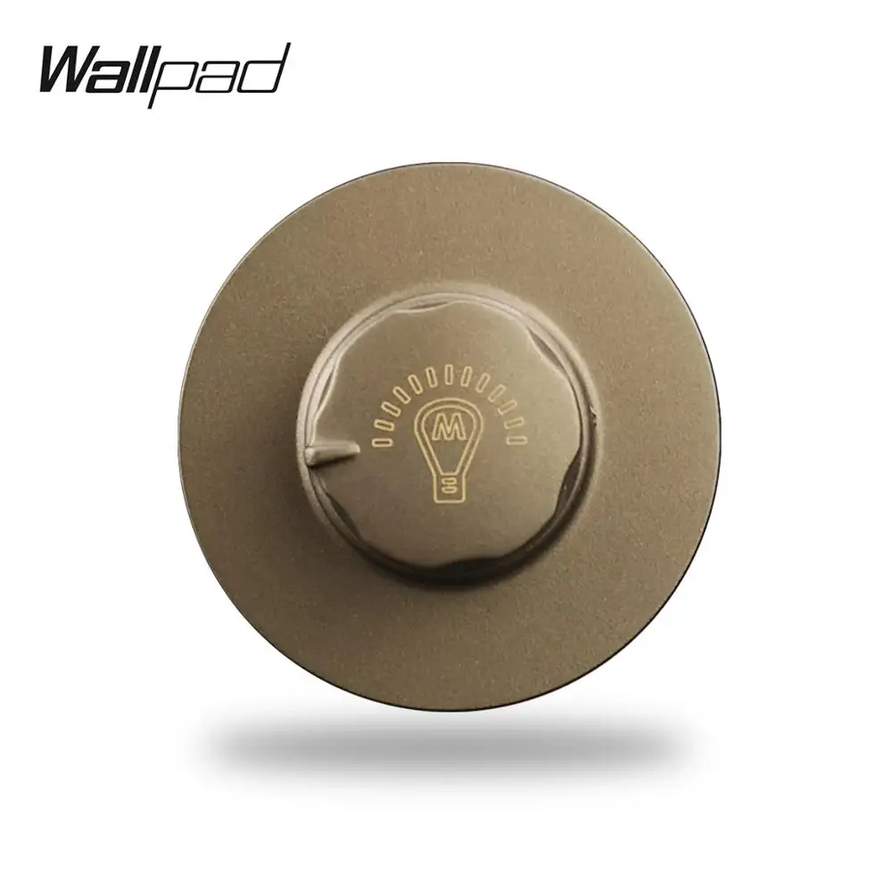 Wallpad L6 модульный настенный диммер 500 Вт регулятор яркости вращается 5 цветов DIY