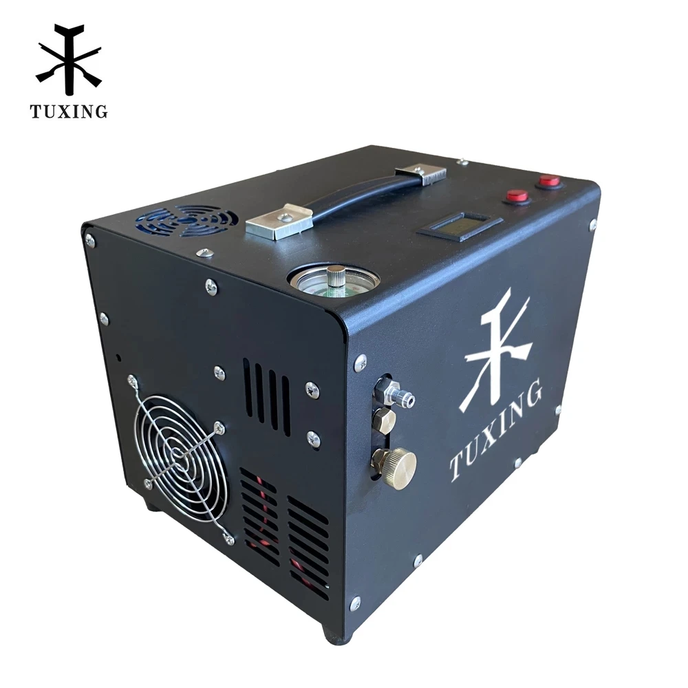 TUXING TXET062 4500Psi 300Bar 12V Pcp Air Compressor High Pressure Pump Portable Pump PCP Air Rifle Gun Pneumatic Inflator Tank